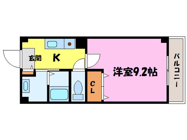 ネオフラッツ野洲の物件間取画像